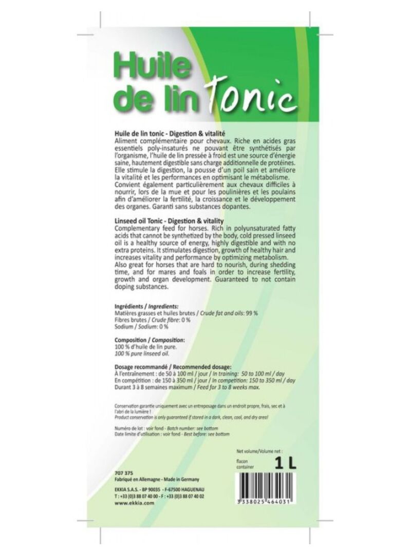 Hippotonic Aceite de Lino Tonic